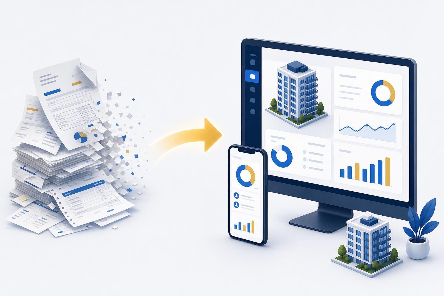 Economia de papel e informações claras para síndicos